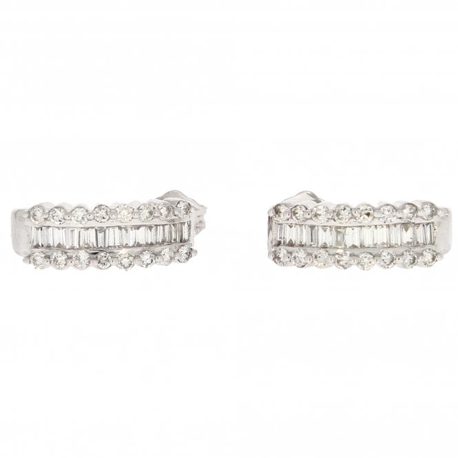 Diamond 18ct White Gold Earrings