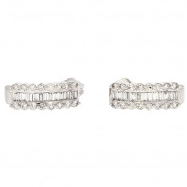18ct White Gold Earrings