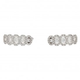 18ct White Gold Earrings