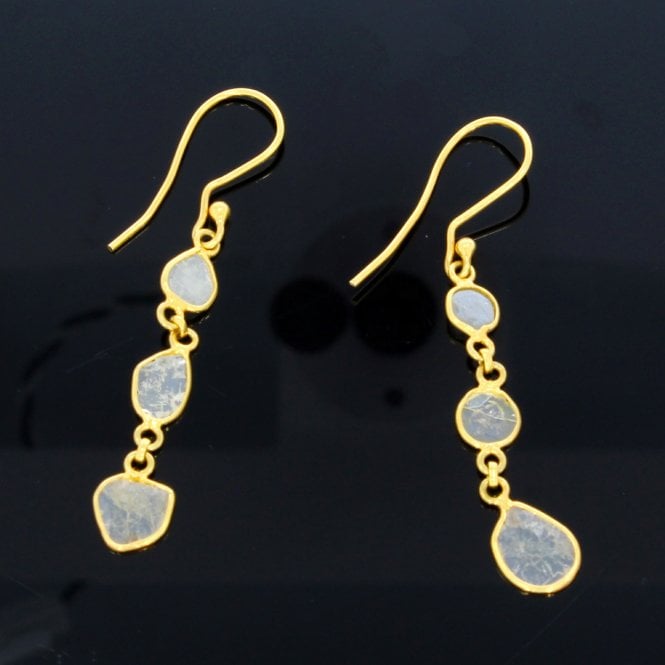 Diamond 18ct Yellow Gold Earrings 