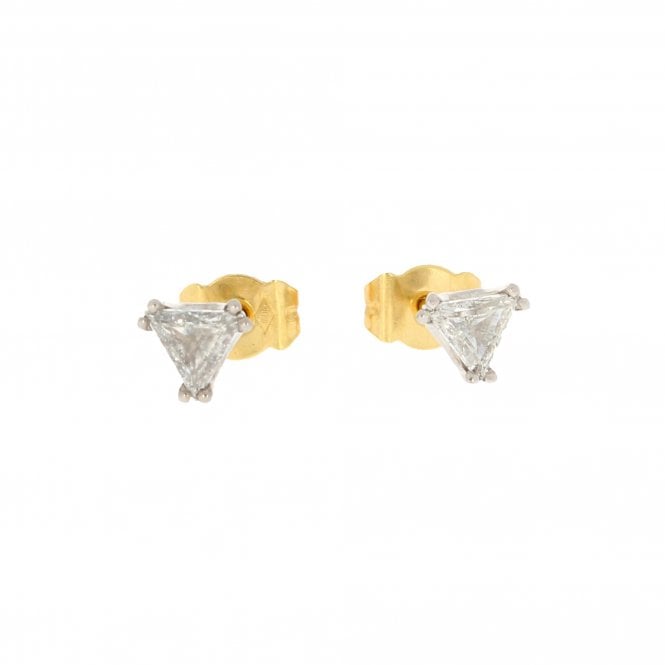 Diamond 18ct Yellow Gold Earrings 