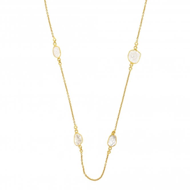 Diamond 18ct Yellow Gold Necklace 