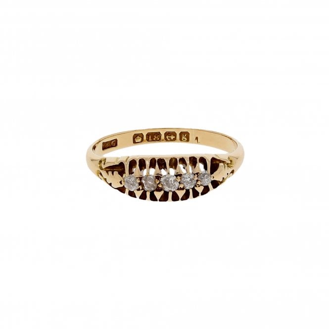 Diamond 18ct Yellow Gold Ring