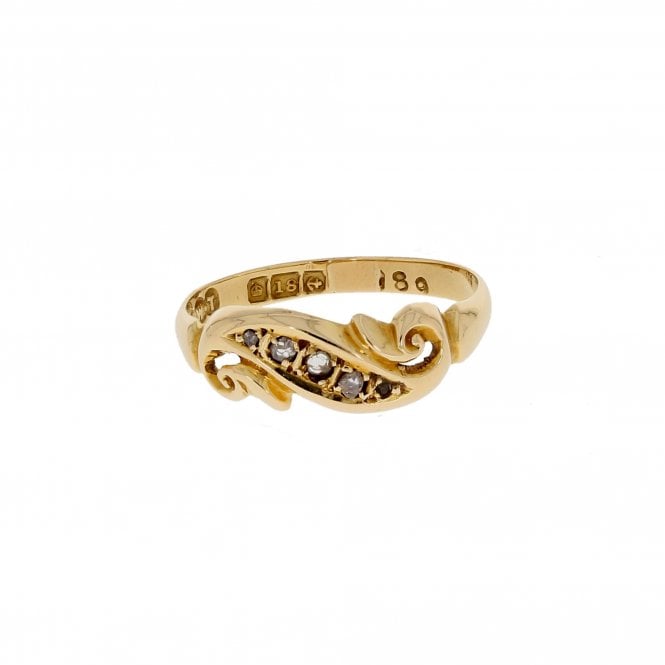 Diamond 18ct Yellow Gold Ring