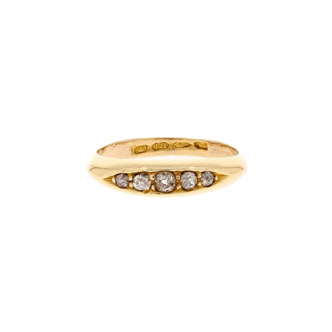 Diamond 18ct Yellow Gold Ring 