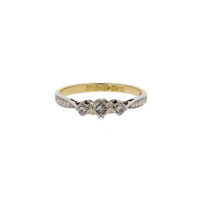Diamond 18ct Yellow Gold Ring