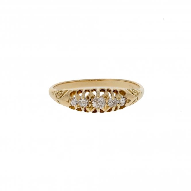 Diamond 18ct Yellow Gold Ring 