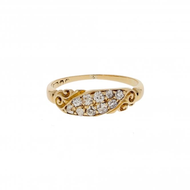 Diamond 18ct Yellow Gold Ring 