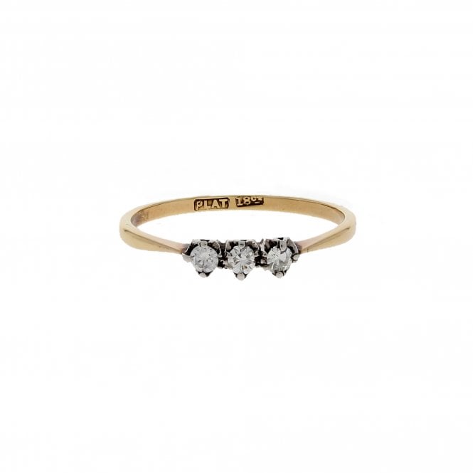 Diamond 18ct Yellow Gold Ring 