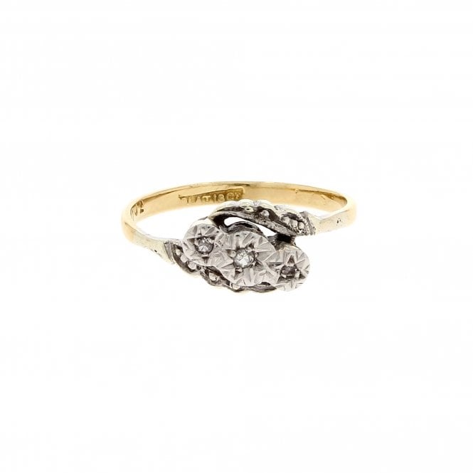 Diamond 18ct Yellow Gold Ring 
