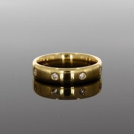 18ct Yellow Gold Wide Band Ring