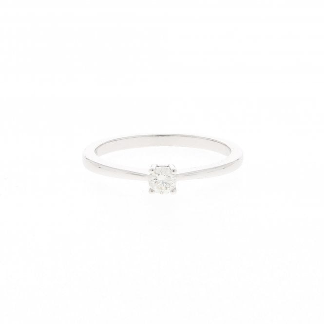 Diamond 9ct White Gold Ring