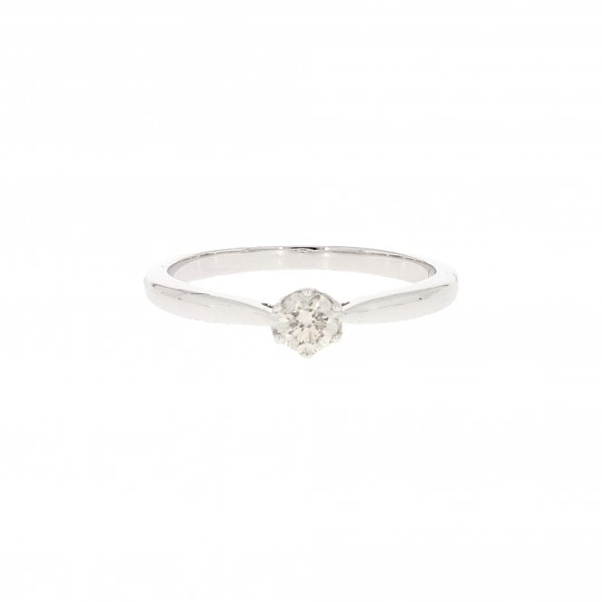Diamond 9ct White Gold Ring