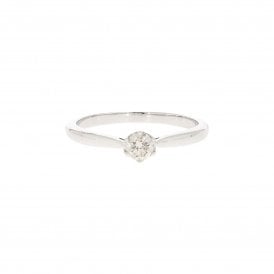 9ct White Gold Ring