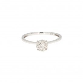 9ct White Gold Ring