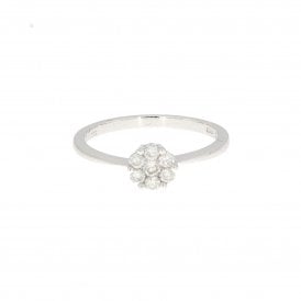 9ct White Gold Ring