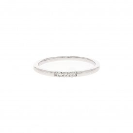 9ct White Gold Ring