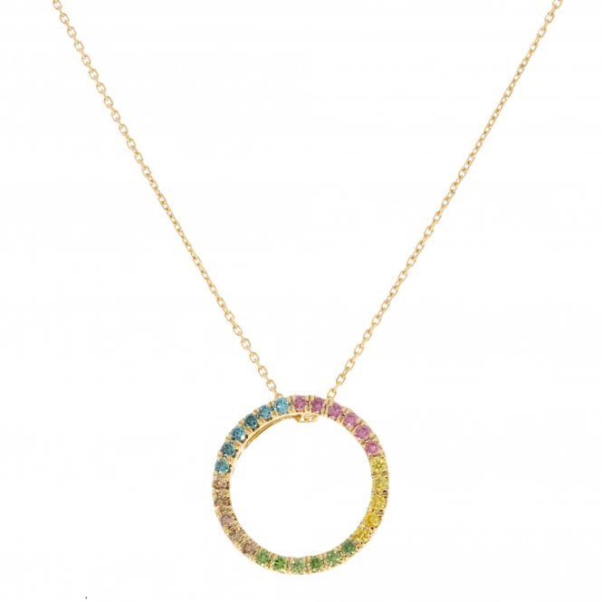 Diamond 9ct Yellow Gold Pendant 