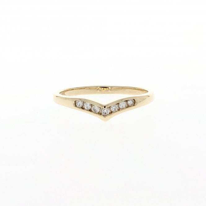 Diamond 9ct Yellow Gold Ring
