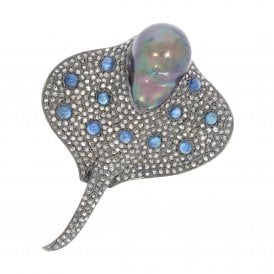 Stingray Brooch / Pendant