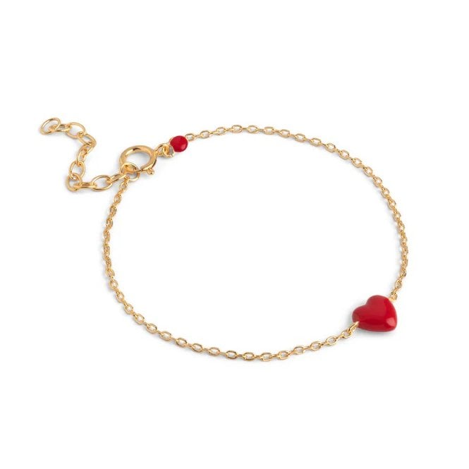 ENAMEL Copenhagen Amore Red Enamel Bracelet B141G YGP