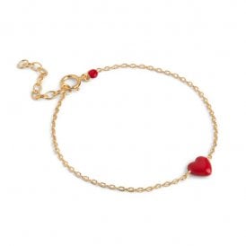 Amore Red Enamel Bracelet B141G YGP