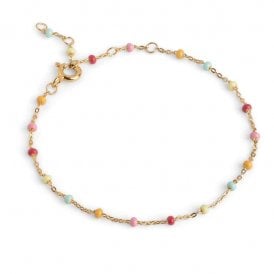Lola Rainbow Enamel Beaded Bracelet B66G_2