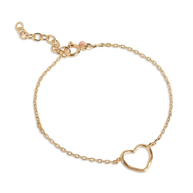 ENAMEL Copenhagen Organic Heart Bracelet B112GM YGP