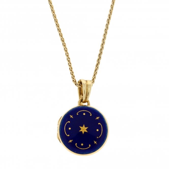Faberge F1379 Locket & Gold Chain