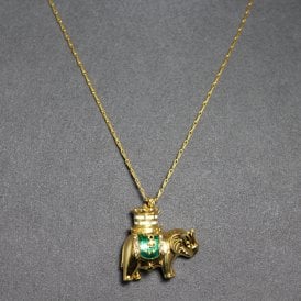 F1539 Elephant Brooch Pendant