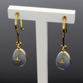 F2173 OB Egg Drop Earrings