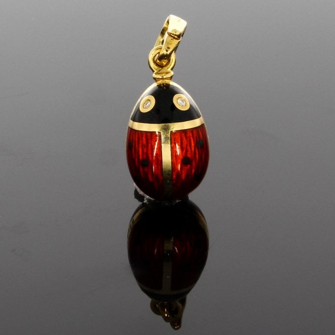 Faberge F2257 Ladybird Egg Pendant