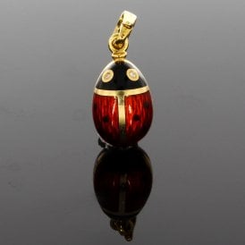 F2257 Ladybird Egg Pendant