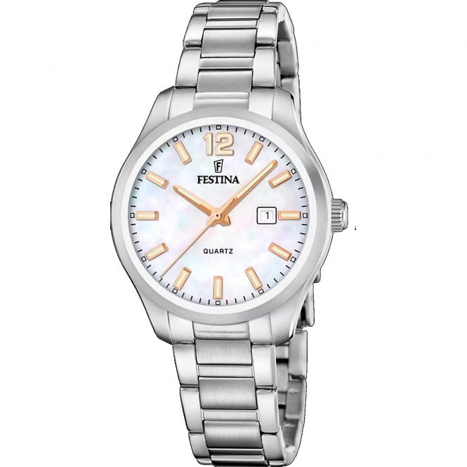 Festina Ladies Beige Mother of Pearl Watch F20737/6