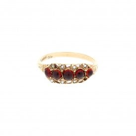 9ct Yellow Gold Seed Pearl Ring