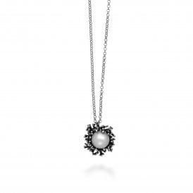 Anemone Pearl Necklace Pendant 10569