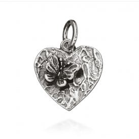 Butterfly Heart Charm 08741