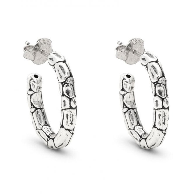Giovanni Raspini Croco Oval Earrings 12568L