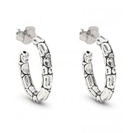 Croco Oval Earrings 12568L