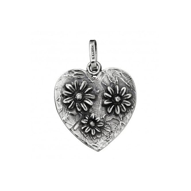 Giovanni Raspini Daisies Heart Pendant Charm 08739