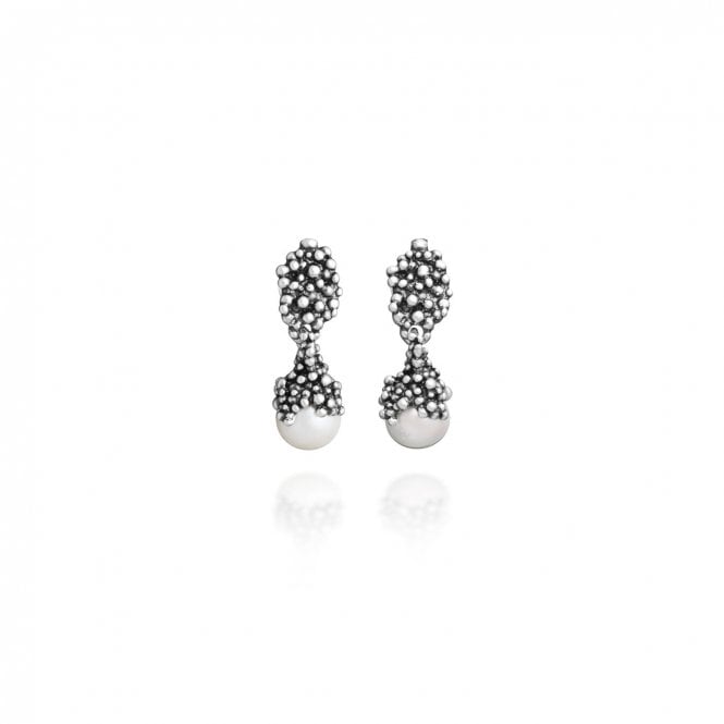 Giovanni Raspini Drops Mini Pearl Stud Drop Earrings 11934
