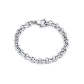 Hammered Links 20cm Bracelet 11605
