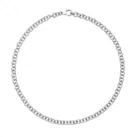 Hammered Links Necklace 48cm 11604