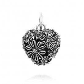 Heart & Daisies Charm 10203