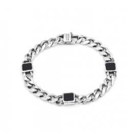 Onyx Curb Chain Bracelet 11337L