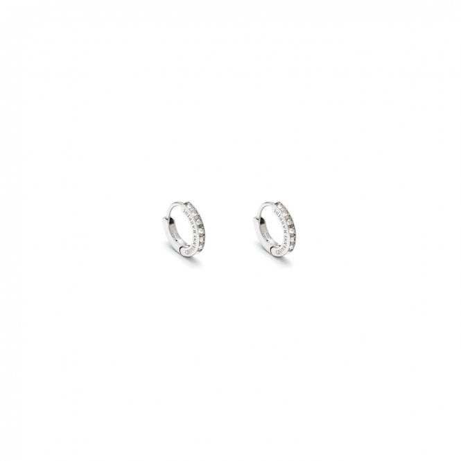 Giovanni Raspini Small Crystal Huggie Earrings 11954