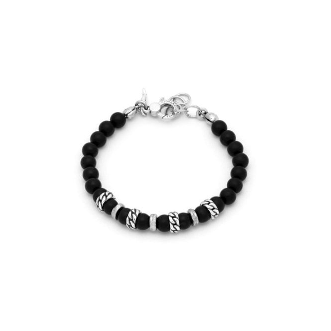Giovanni Raspini Tango Graphite & Wheat Chain Bracelet 11857L