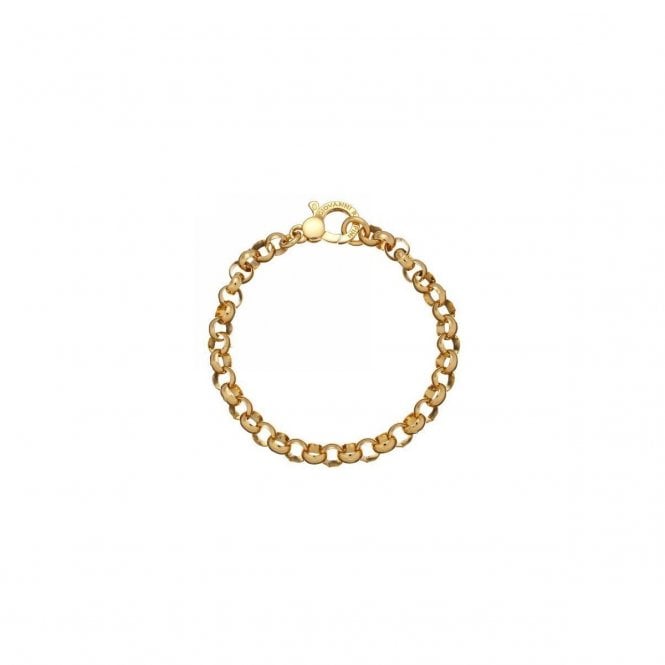 Giovanni Raspini YELLOW GOLD PLATED ROLO BRACELET 20CM 08557