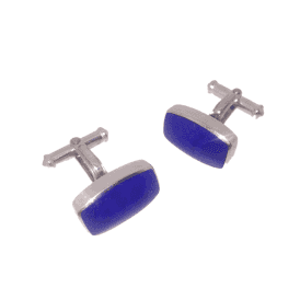 Lapis Barrel Cufflinks