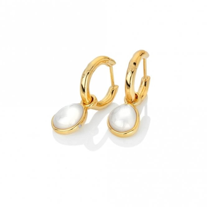 HD X GE YGP CALM MOTHER OF PEARL DROP EARRINGS DE671